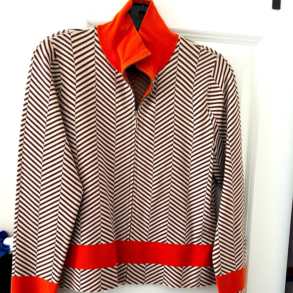 Full zip Multi-colored jacket